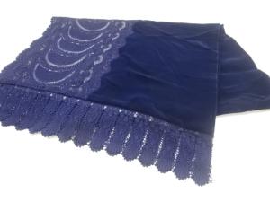 ビロードレース花模様ショール